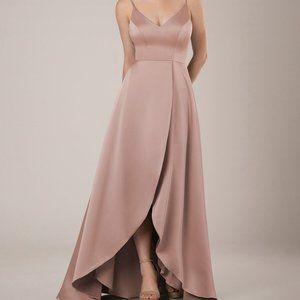 Silky Sorella Vita Bridesmaid Dress Wrap Dress High Low